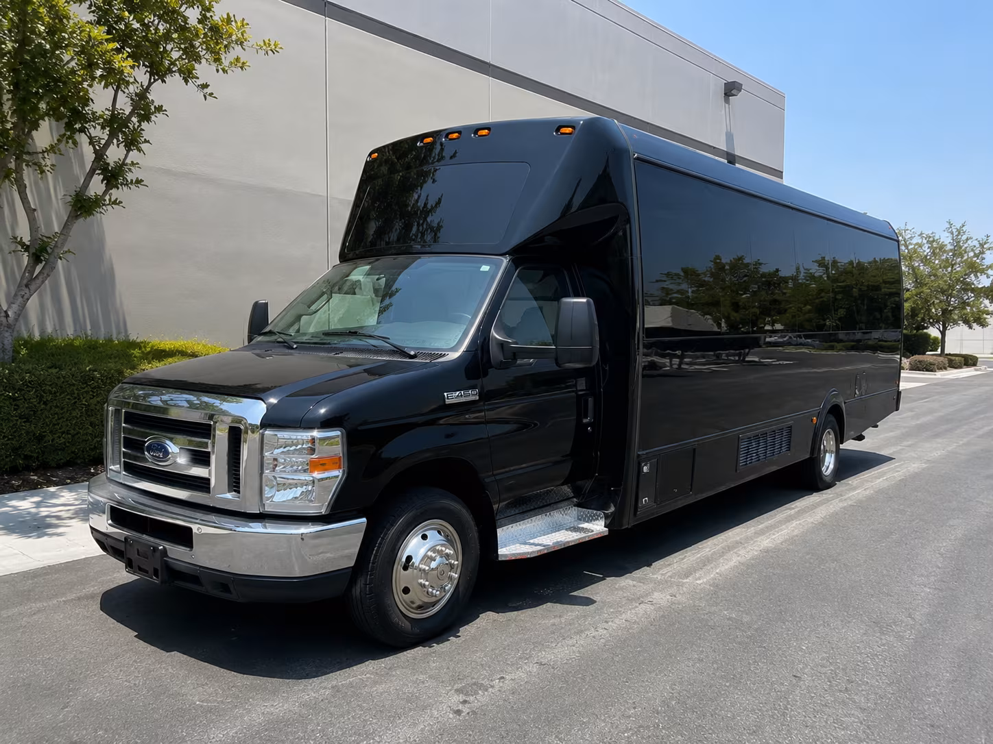 Passenger seating aboard a party bus rental serving Eugene