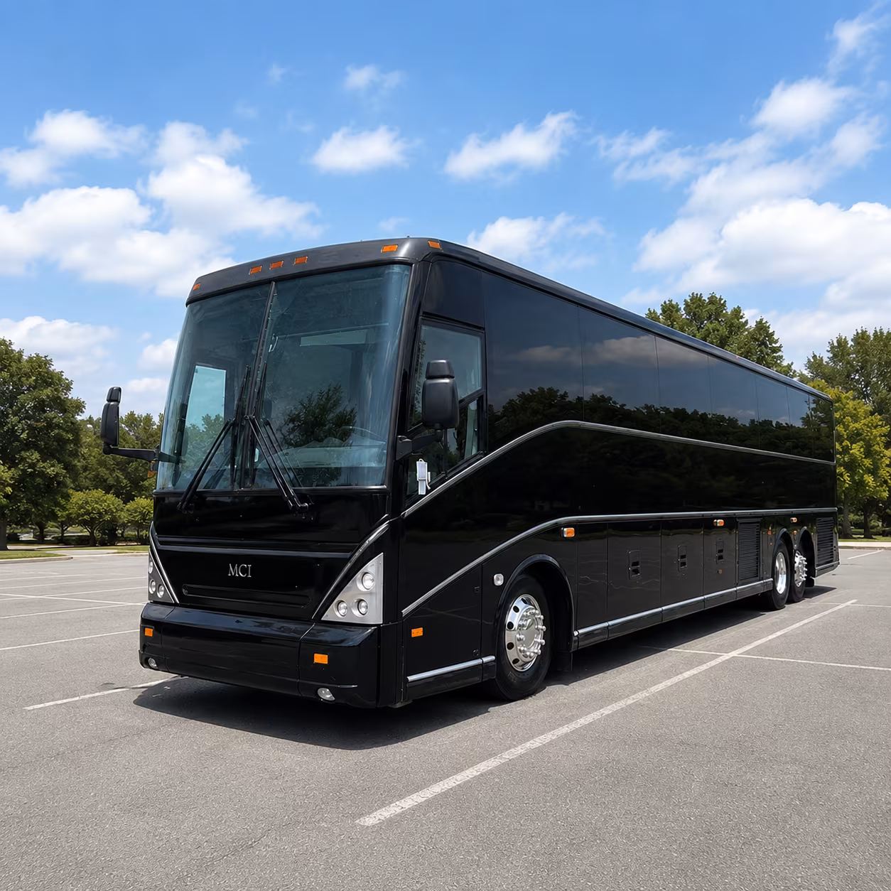 Eugene Airport Shuttle & Transportation party bus exterior