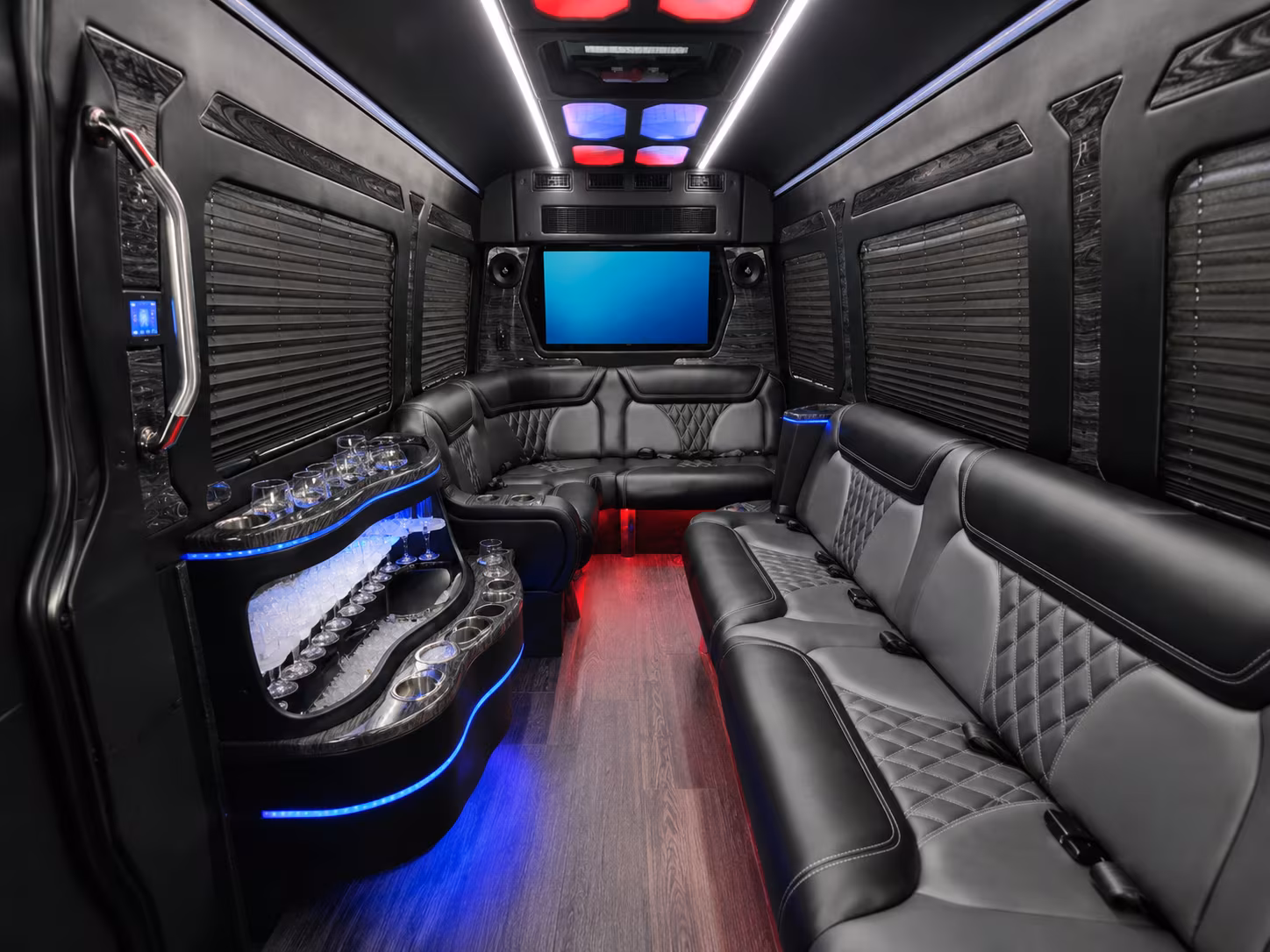Eugene Airport Shuttle & Transportation party bus exterior