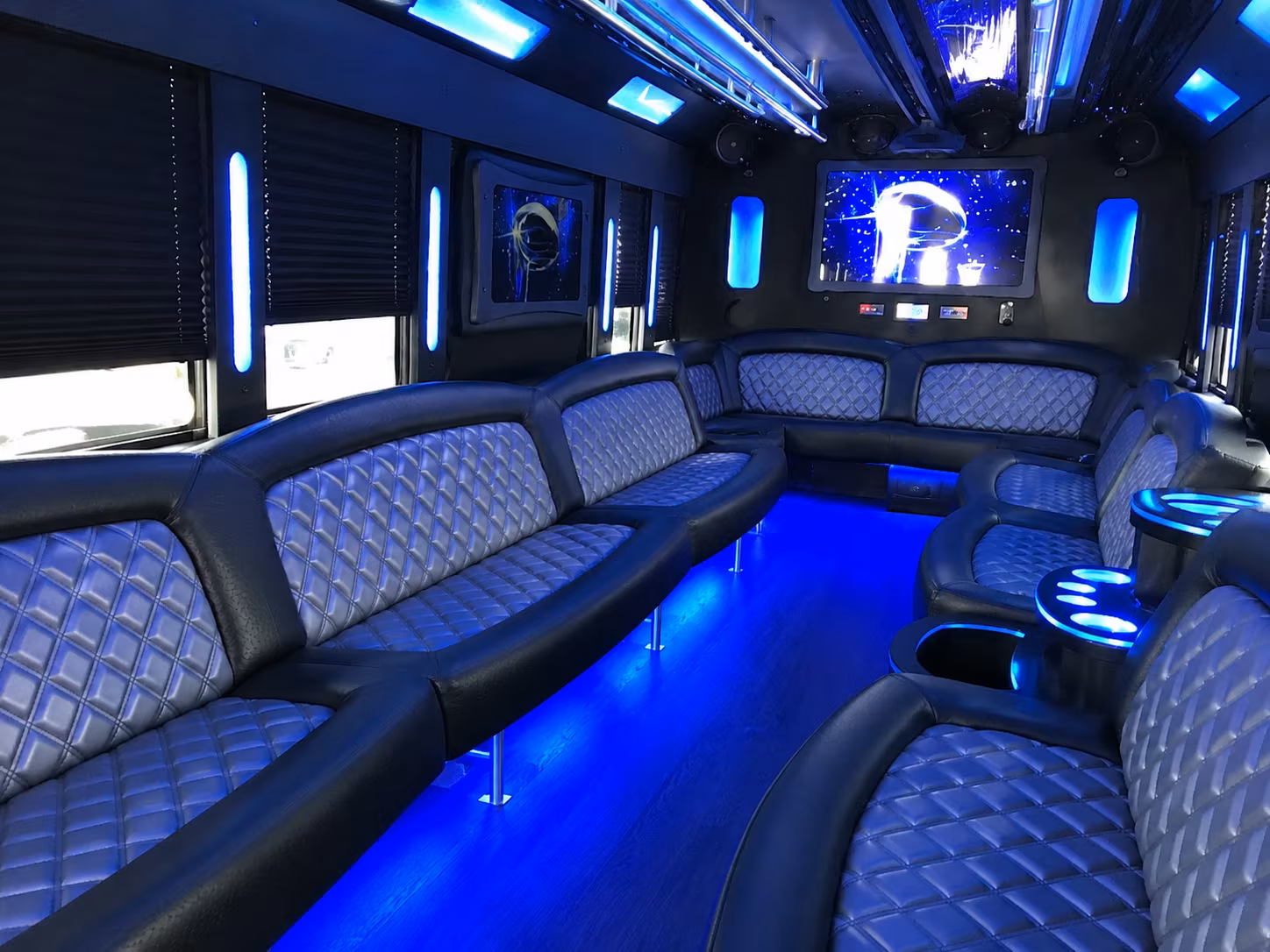 Eugene Bachelor & Bachelorette Transportation party bus exterior
