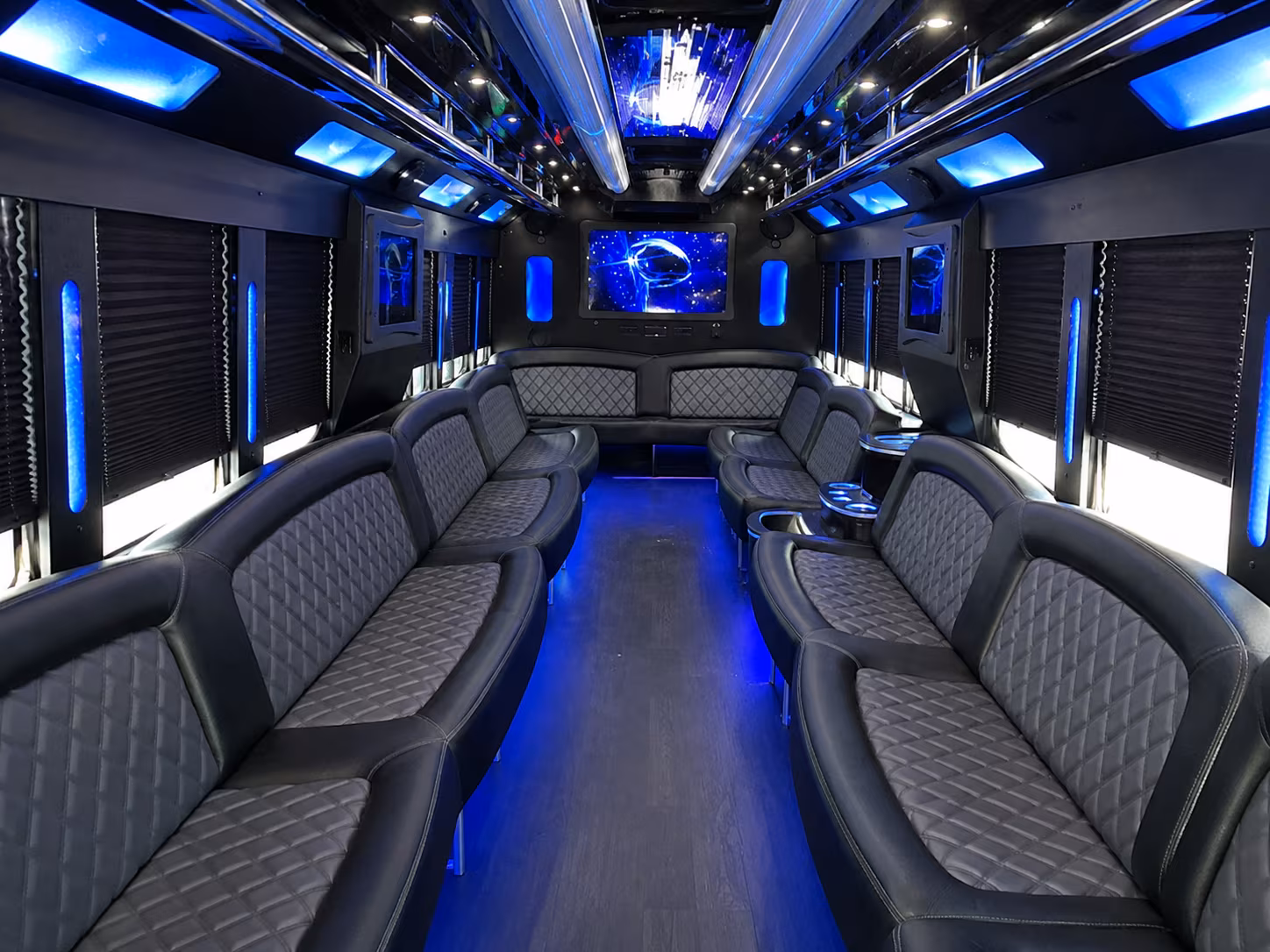 Eugene Bachelor & Bachelorette Transportation onboard seating