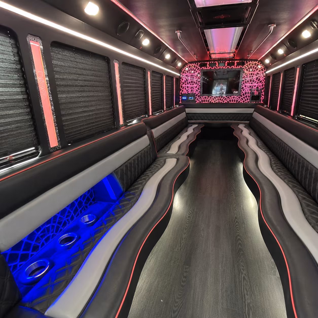Eugene Bachelor & Bachelorette Transportation party bus exterior
