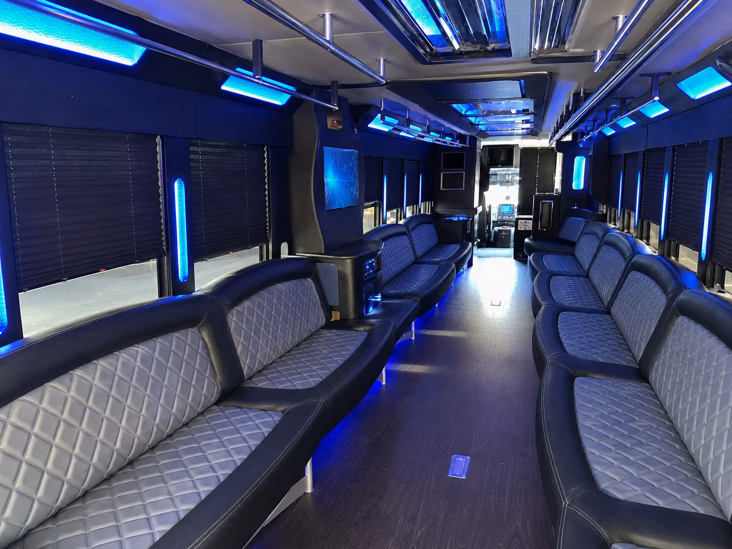 Eugene Birthday, Sweet 16, & Quinceañera Transportation party bus exterior