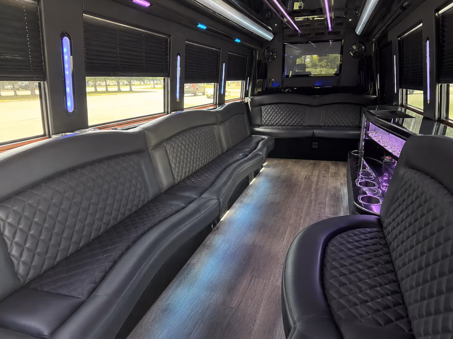Eugene Concert & Music Festival Transportation party bus exterior