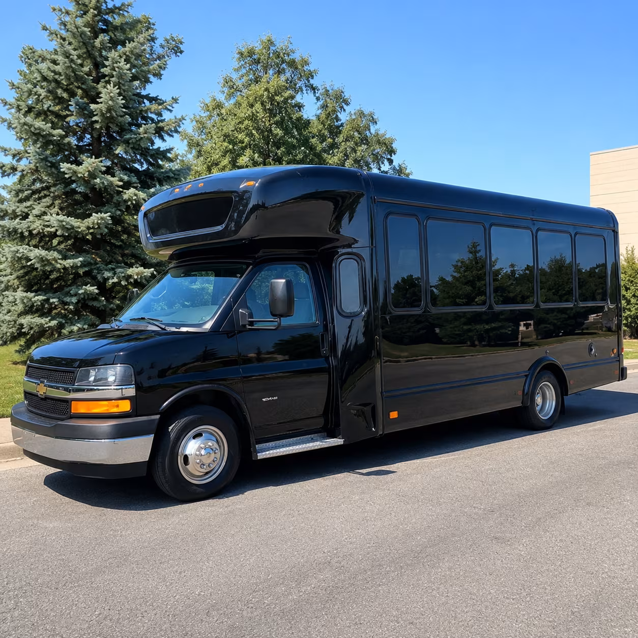 Eugene Concert & Music Festival Transportation party bus exterior