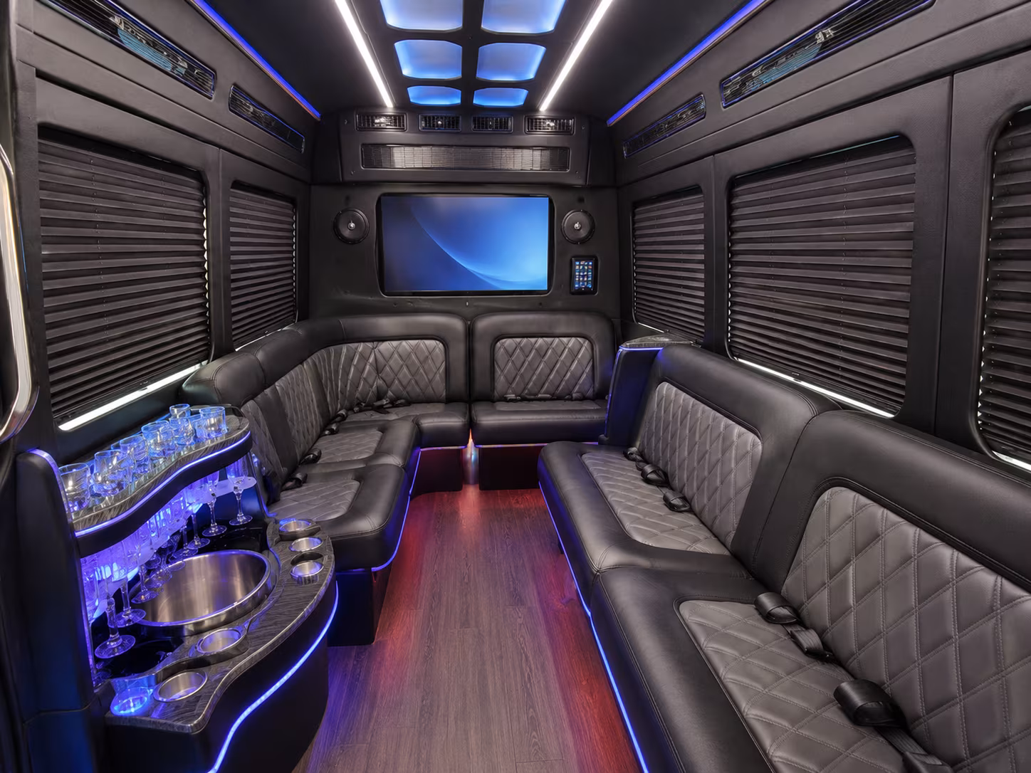 Eugene Corporate Transportation onboard seating