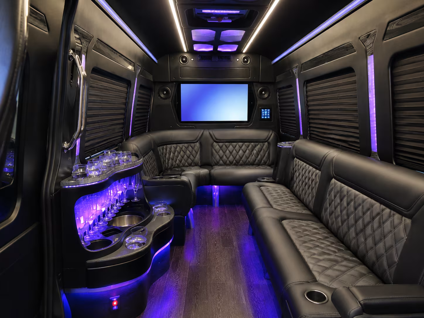 Eugene Corporate Transportation party bus exterior