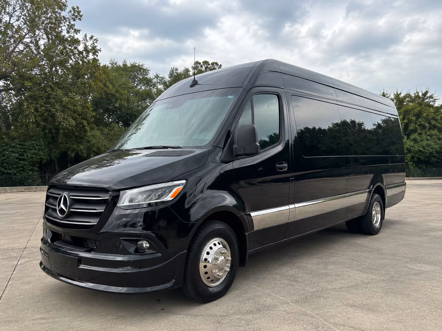 Eugene School Event Transportation party bus exterior