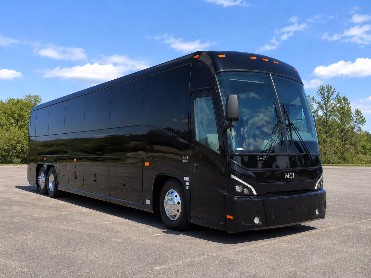 Eugene School Event Transportation party bus exterior