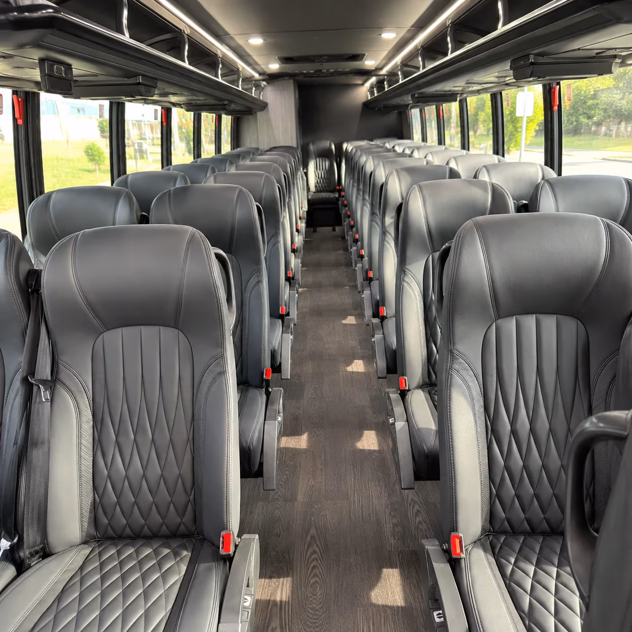 Eugene School Event Transportation party bus exterior